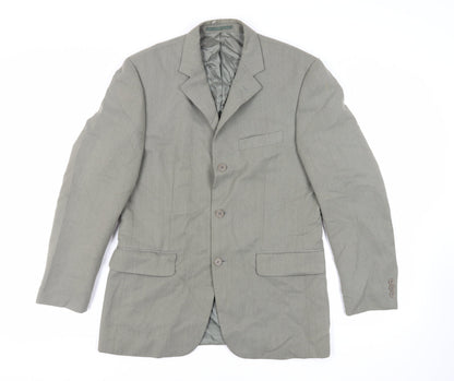 Mens UK Size 38 Burton Regular Green Suit Jacket