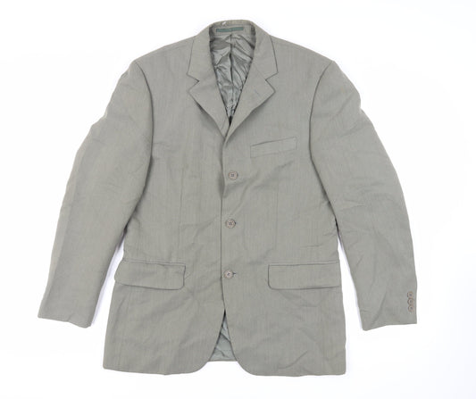 Mens UK Size 38 Burton Regular Green Suit Jacket