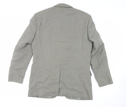 Mens UK Size 38 Burton Regular Green Suit Jacket