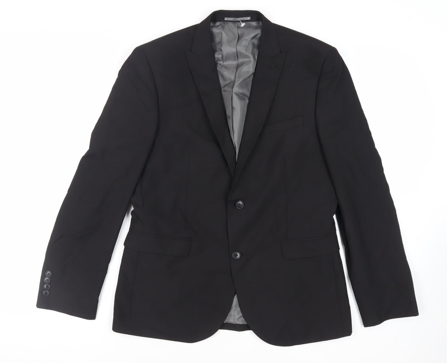 Mens UK Size 42 NEXT Regular Black Suit Jacket