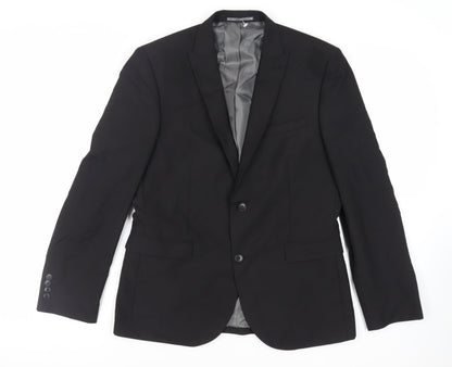 Mens UK Size 42 NEXT Regular Black Suit Jacket