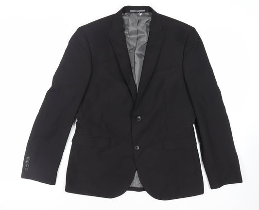 Mens UK Size 42 NEXT Regular Black Suit Jacket