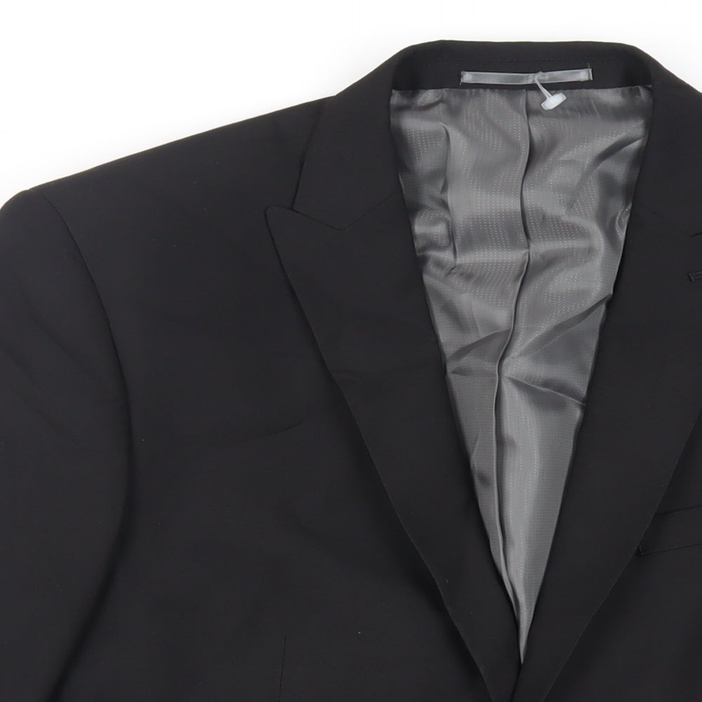 Mens UK Size 42 NEXT Regular Black Suit Jacket