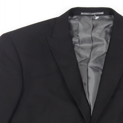 Mens UK Size 42 NEXT Regular Black Suit Jacket