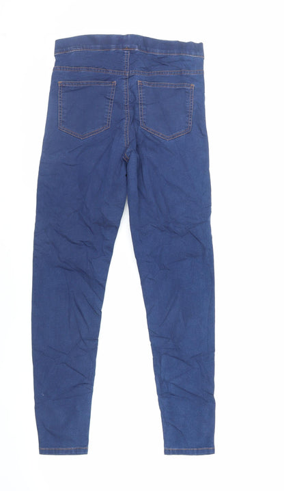 Womens UK Size 8 Marks and Spencer Regular Fit Jegging Blue Jeans