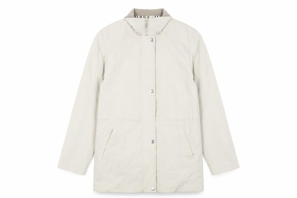 Liz Claiborne Womens Beige Jacket Size M Zip