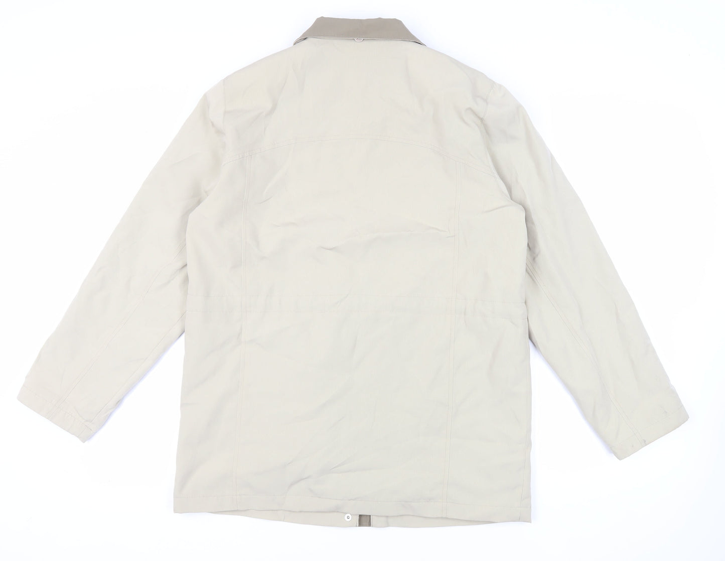 Liz Claiborne Womens Beige Jacket Size M Zip