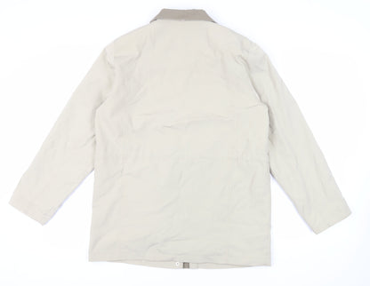 Liz Claiborne Womens Beige Jacket Size M Zip