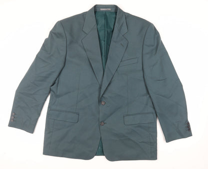 Mens UK Size 44 Berkertex Regular Green Suit Jacket