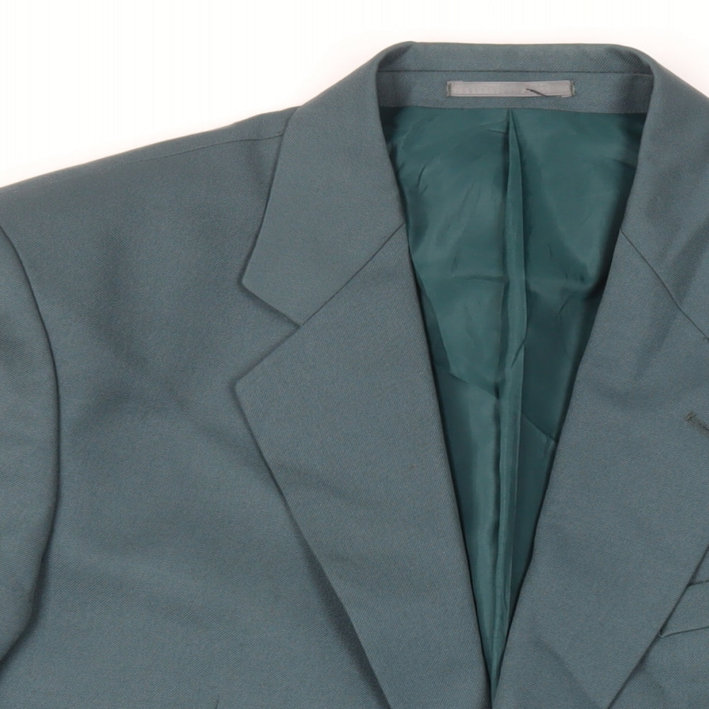 Mens UK Size 44 Berkertex Regular Green Suit Jacket