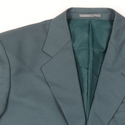 Mens UK Size 44 Berkertex Regular Green Suit Jacket