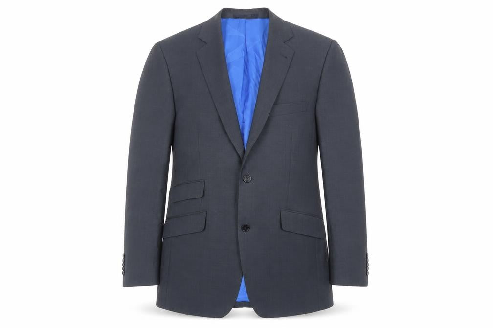 Mens UK Size 40 Hawes & Curtis Regular Blue Suit Jacket