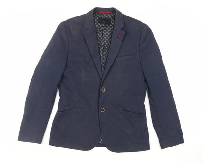 Mens UK Size 38 H&M Regular Blue Suit Jacket