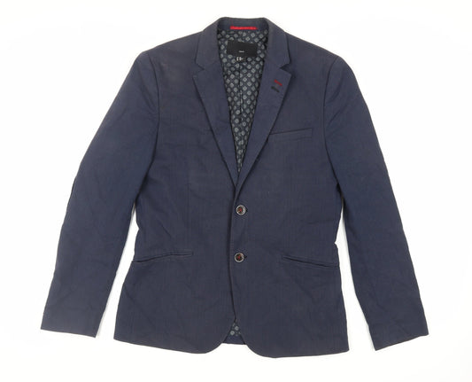 Mens UK Size 38 H&M Regular Blue Suit Jacket