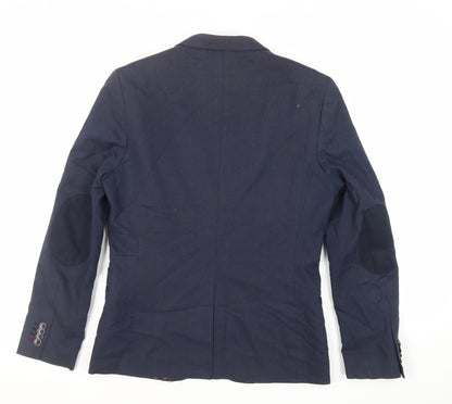 Mens UK Size 38 H&M Regular Blue Suit Jacket