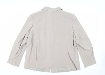 Bonmarché Womens Beige Jacket Size 24 Zip