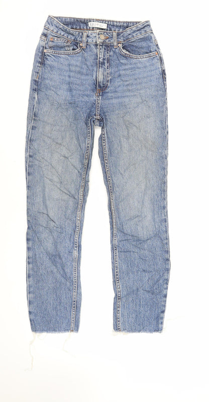 Womens UK Size 8 Denim & Co. Regular Fit Straight Blue Jeans