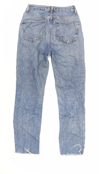 Womens UK Size 8 Denim & Co. Regular Fit Straight Blue Jeans