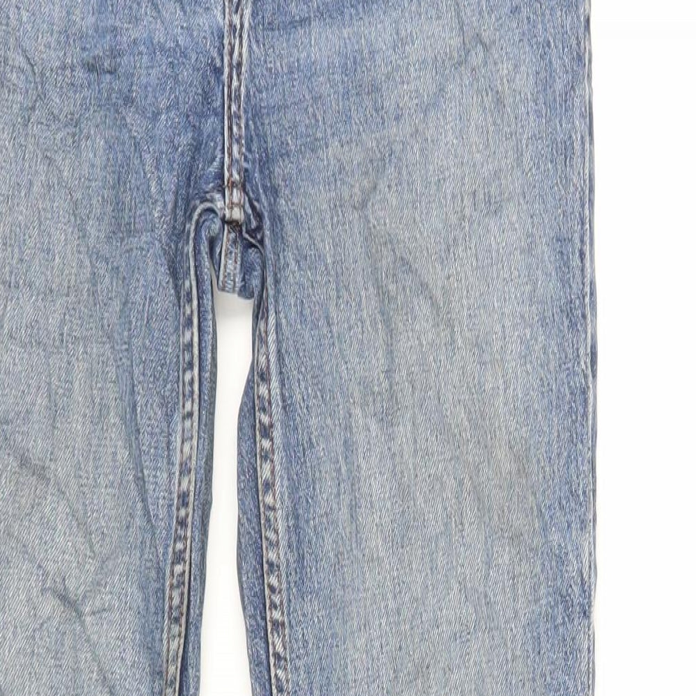 Womens UK Size 8 Denim & Co. Regular Fit Straight Blue Jeans