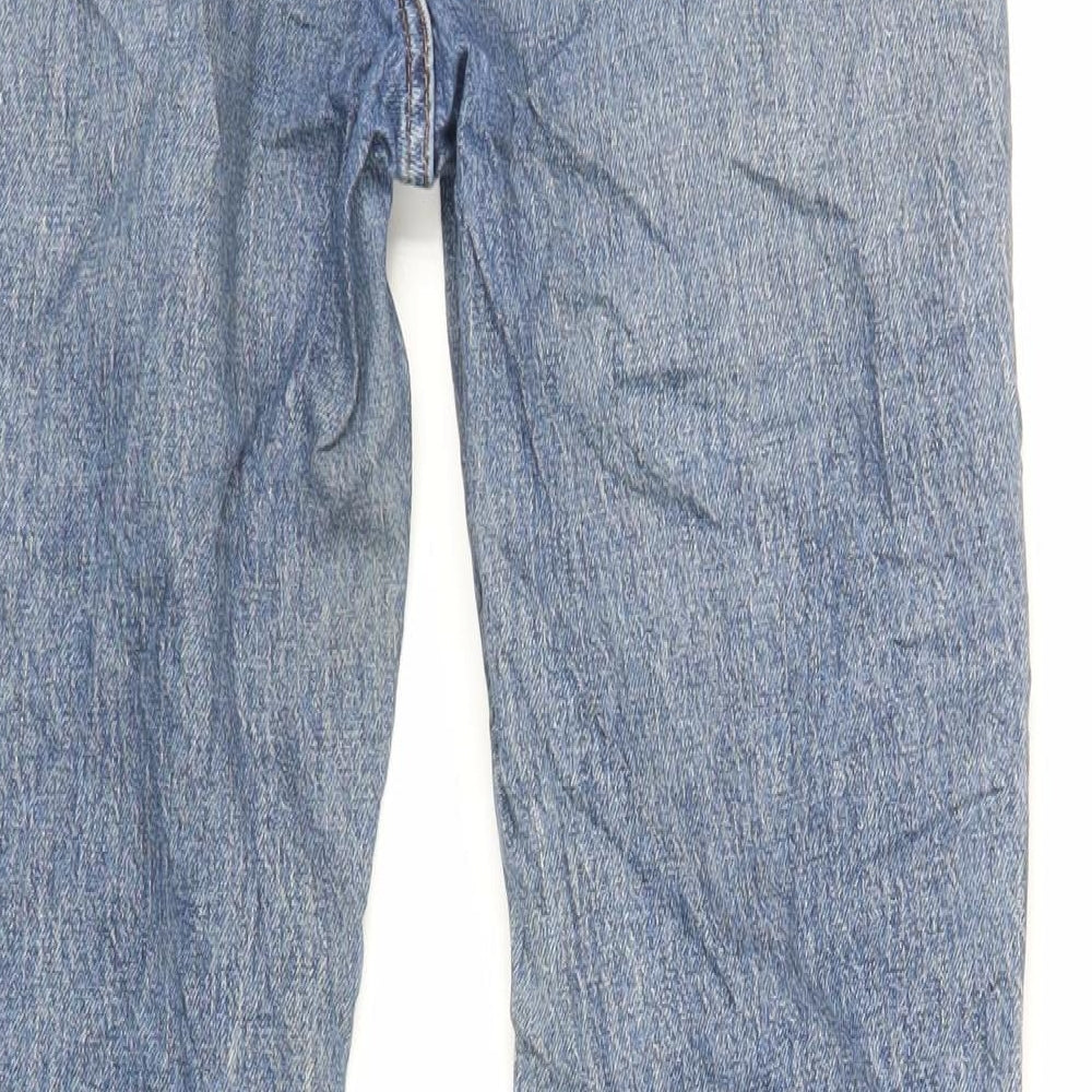 Womens UK Size 8 Denim & Co. Regular Fit Straight Blue Jeans