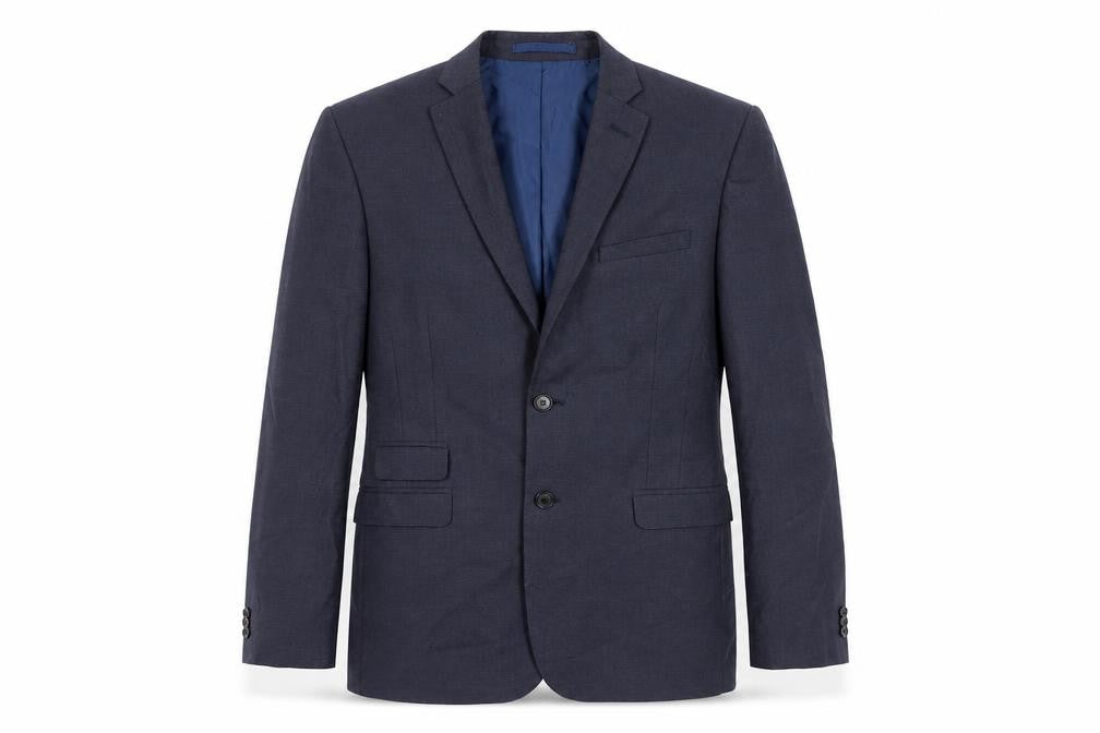 Mens UK Size 40 Marks and Spencer Regular Blue Suit Jacket