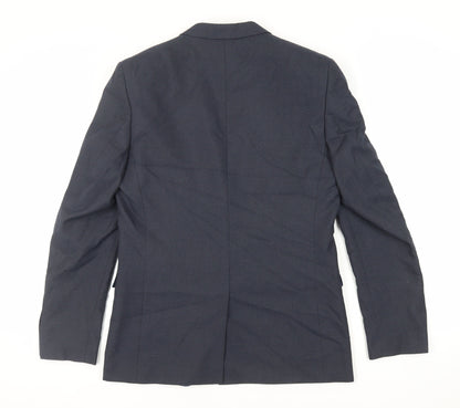 Mens UK Size 40 Marks and Spencer Regular Blue Suit Jacket