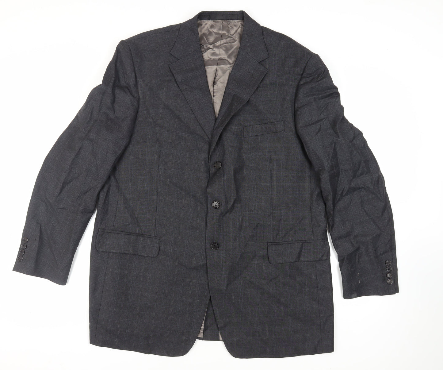 Mens UK Size 46 Marks and Spencer Regular Grey Suit Jacket