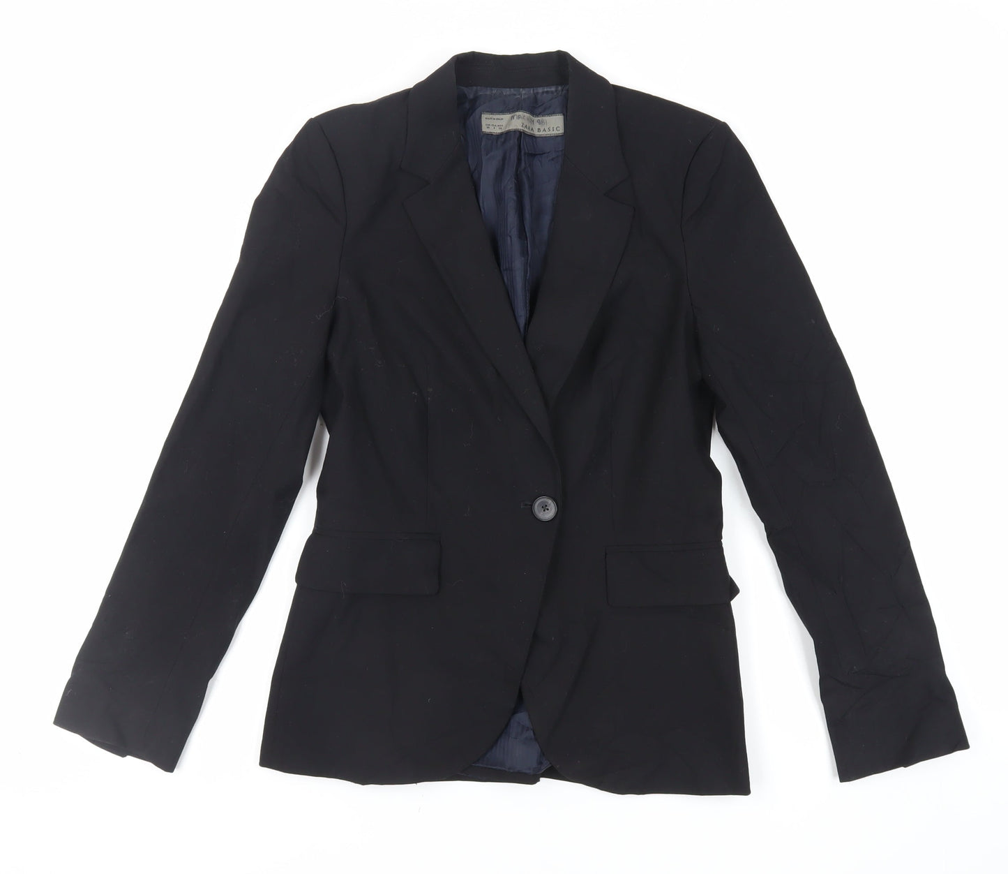 Womens UK Size 8 Zara Black Jacket