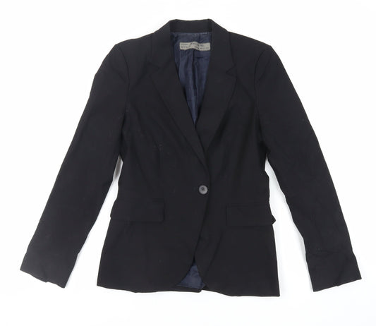 Womens UK Size 8 Zara Black Jacket