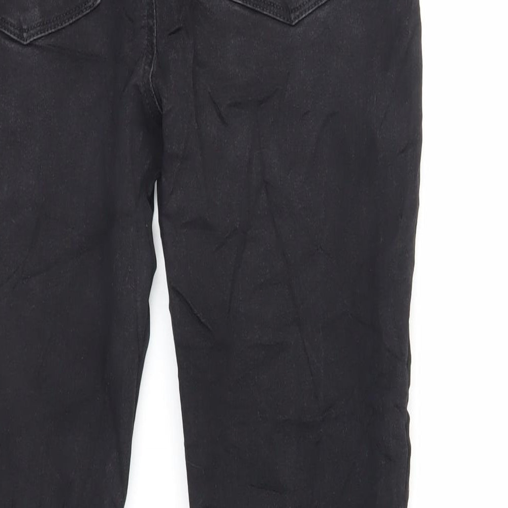 Very Womens Black Cotton Skinny Jeans Size 27 in L26 in Regular Zip - Short Length