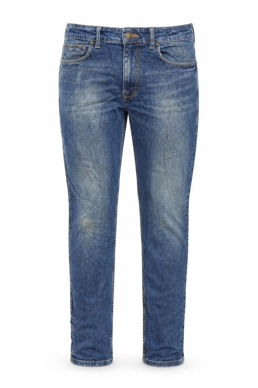 Mens UK Size 34 in Burton Regular Fit Skinny Blue Jeans