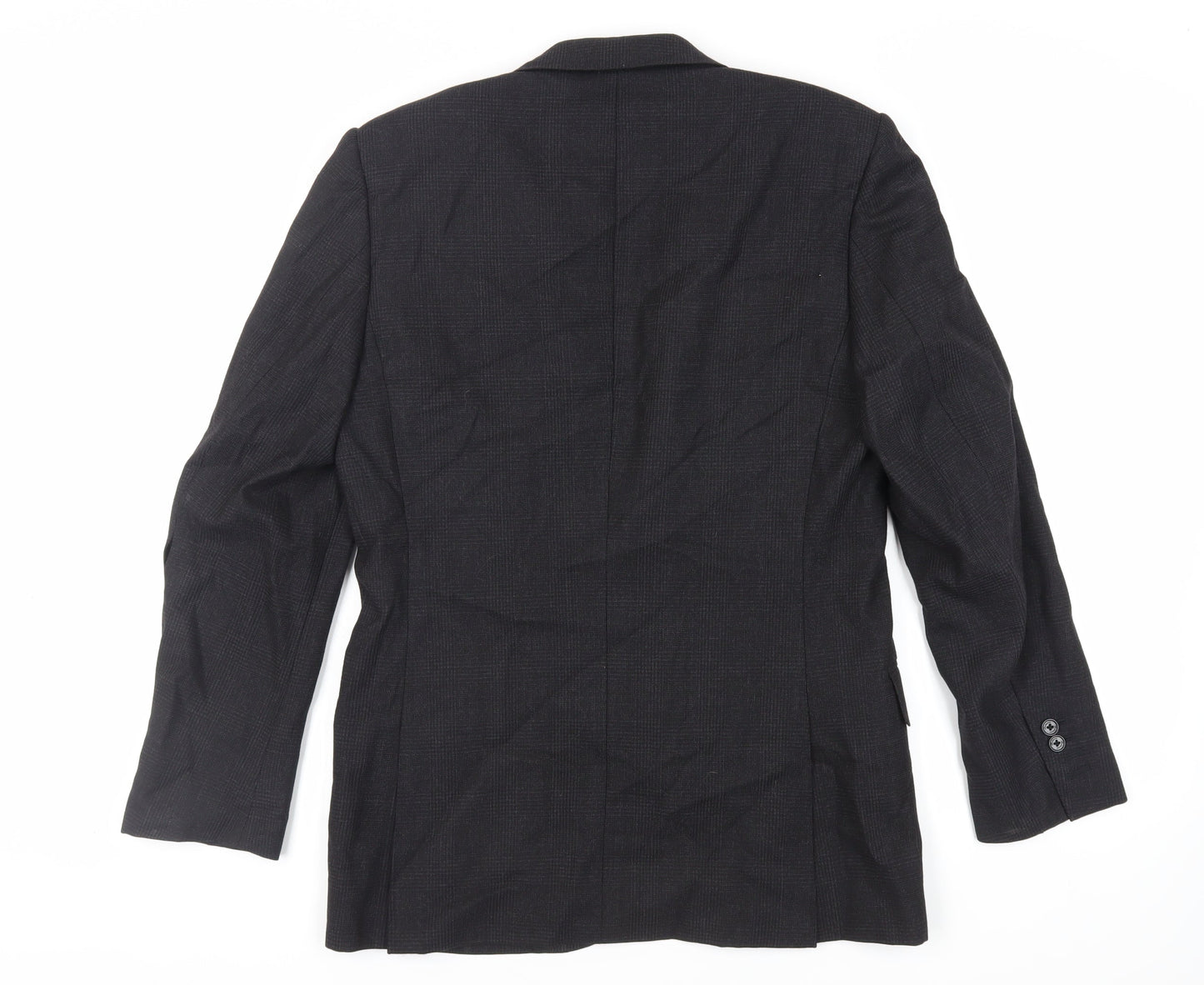 Mens UK Size 36 Zara Man Regular Black Suit Jacket