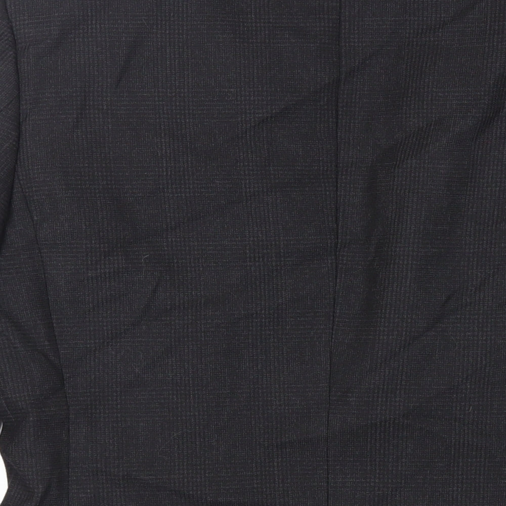 Mens UK Size 36 Zara Man Regular Black Suit Jacket