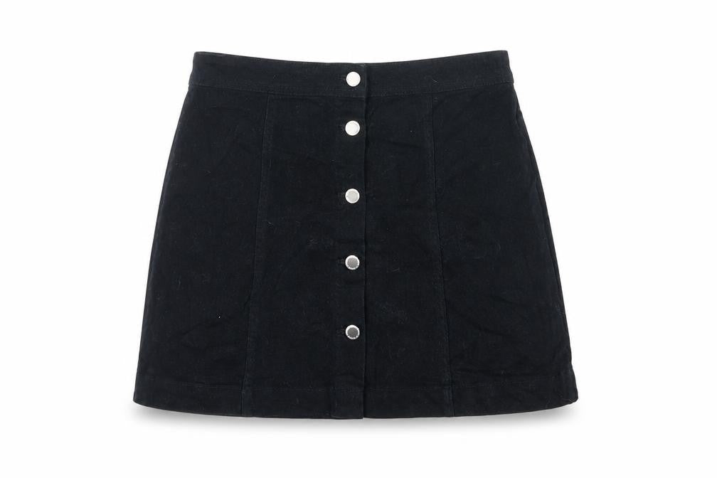Womens UK Size 8 Divided by H&M Mini Denim Skirt