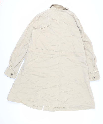 Womens UK Size 12 United Colors of Benetton Beige Overcoat