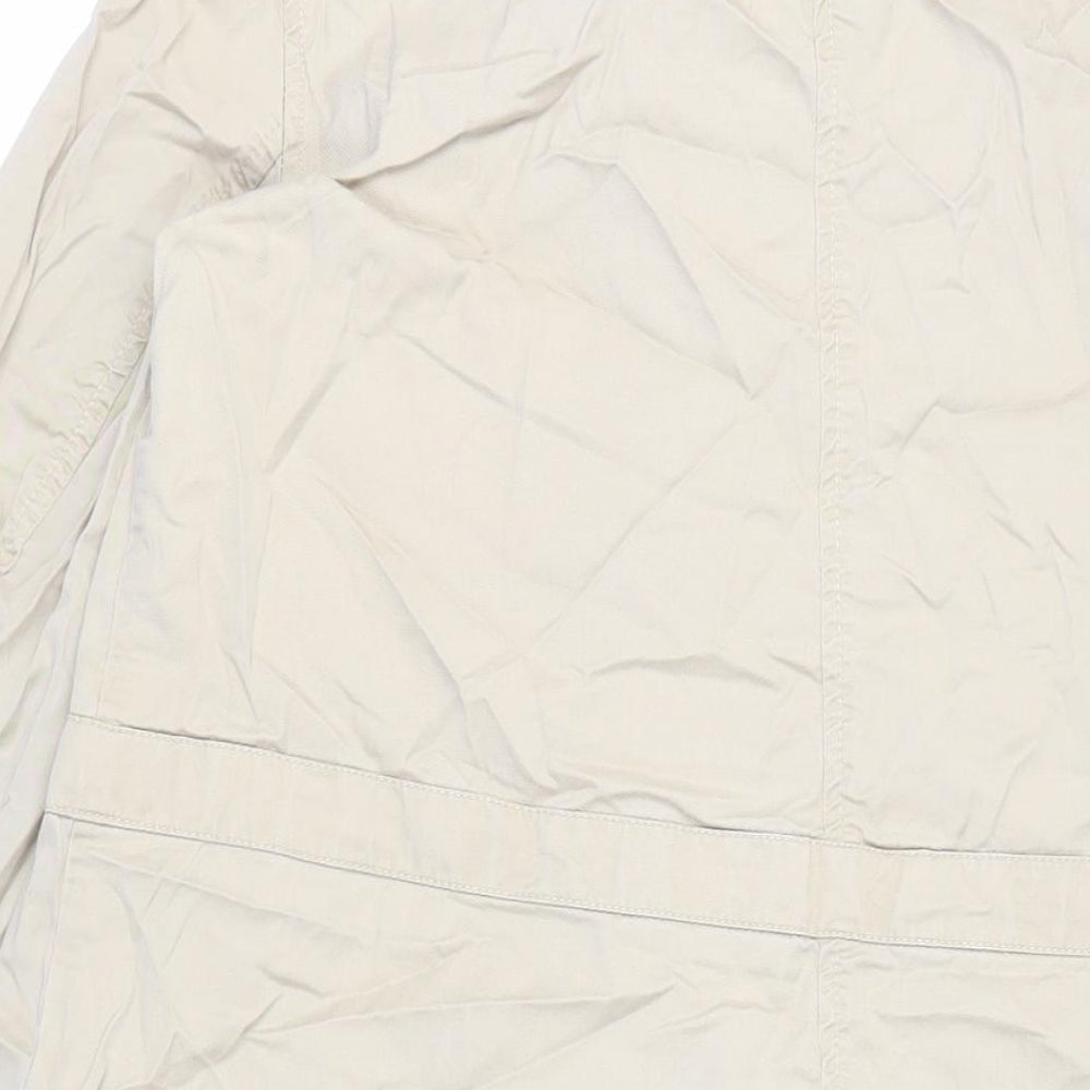Womens UK Size 12 United Colors of Benetton Beige Overcoat