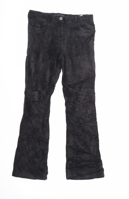 Womens UK Size 8 Marks and Spencer Regular Fit  Black Trousers
