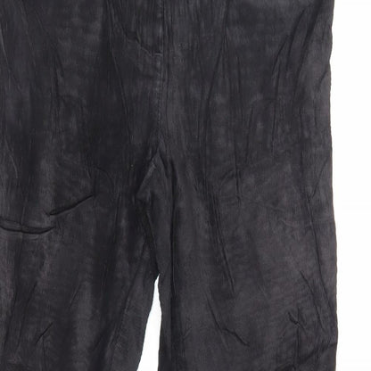 Womens UK Size 8 Marks and Spencer Regular Fit  Black Trousers