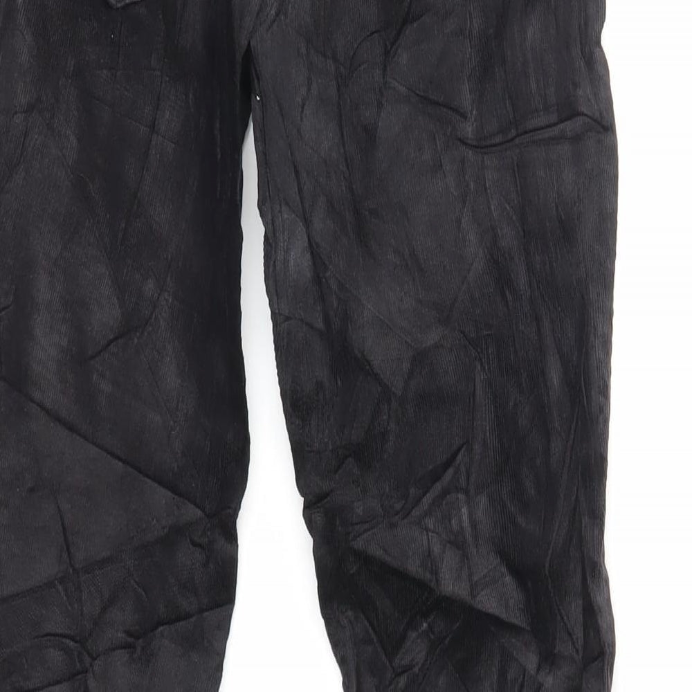 Womens UK Size 8 Marks and Spencer Regular Fit  Black Trousers
