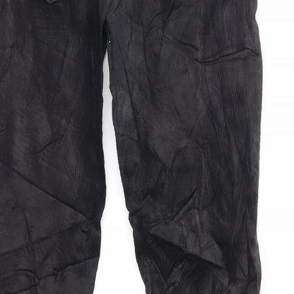 Womens UK Size 8 Marks and Spencer Regular Fit  Black Trousers