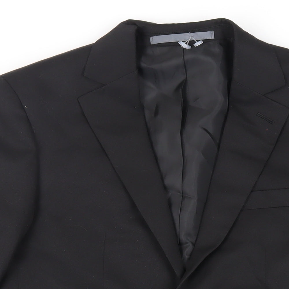 Mens UK Size 36 Marks and Spencer Regular Black Suit Jacket
