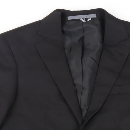 Mens UK Size 36 Marks and Spencer Regular Black Suit Jacket