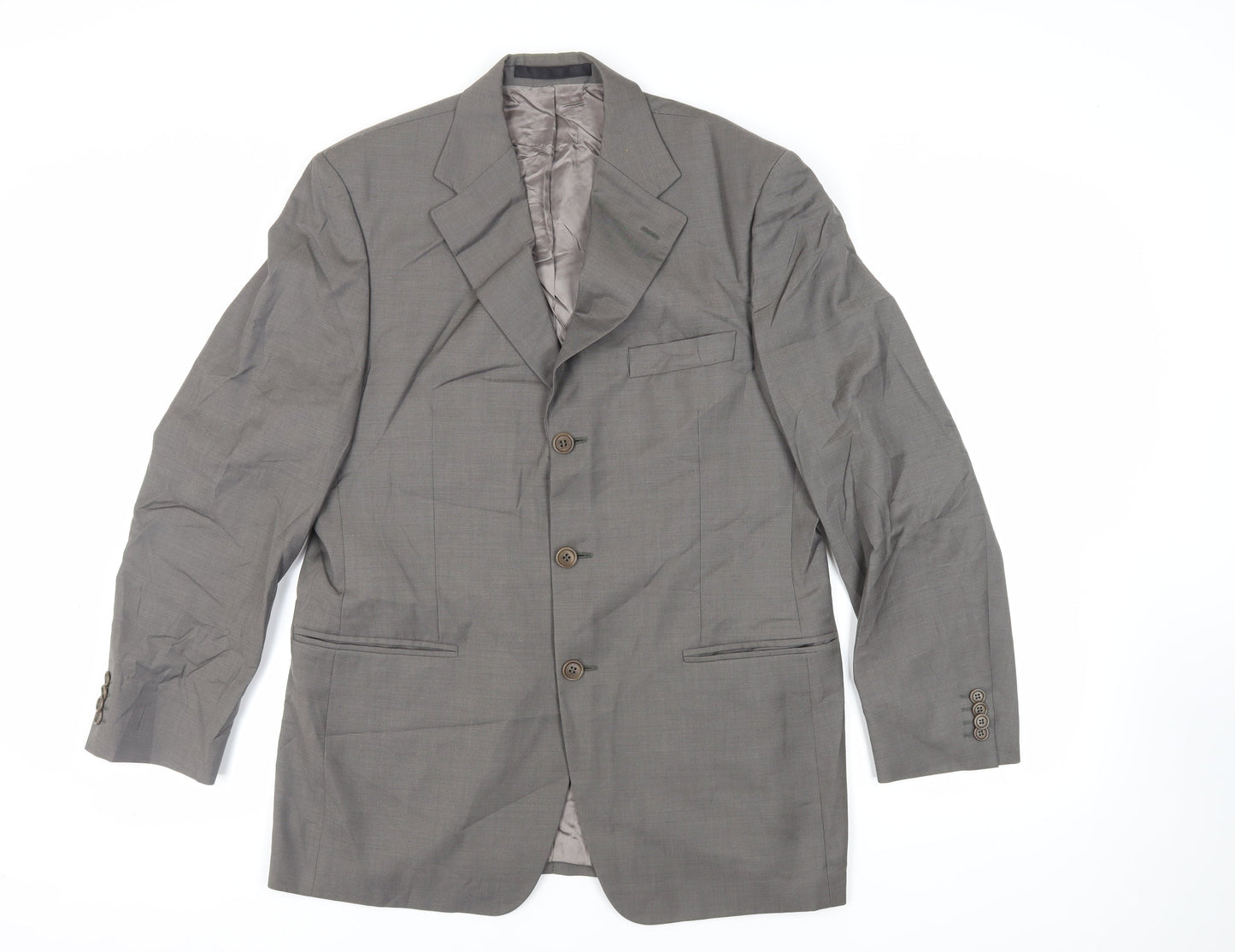 Mens UK Size 40 Marks and Spencer Regular Grey Suit Jacket