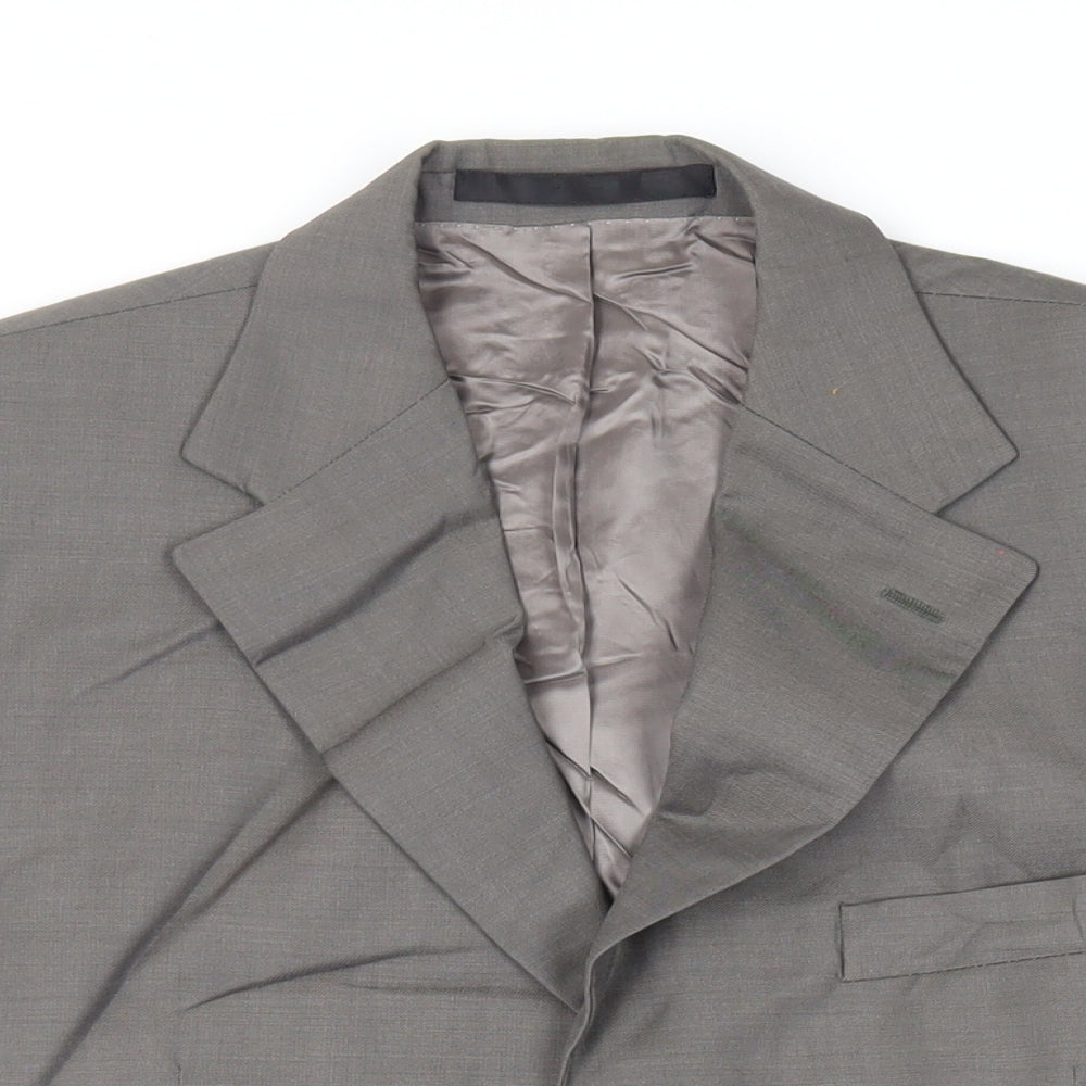 Mens UK Size 40 Marks and Spencer Regular Grey Suit Jacket