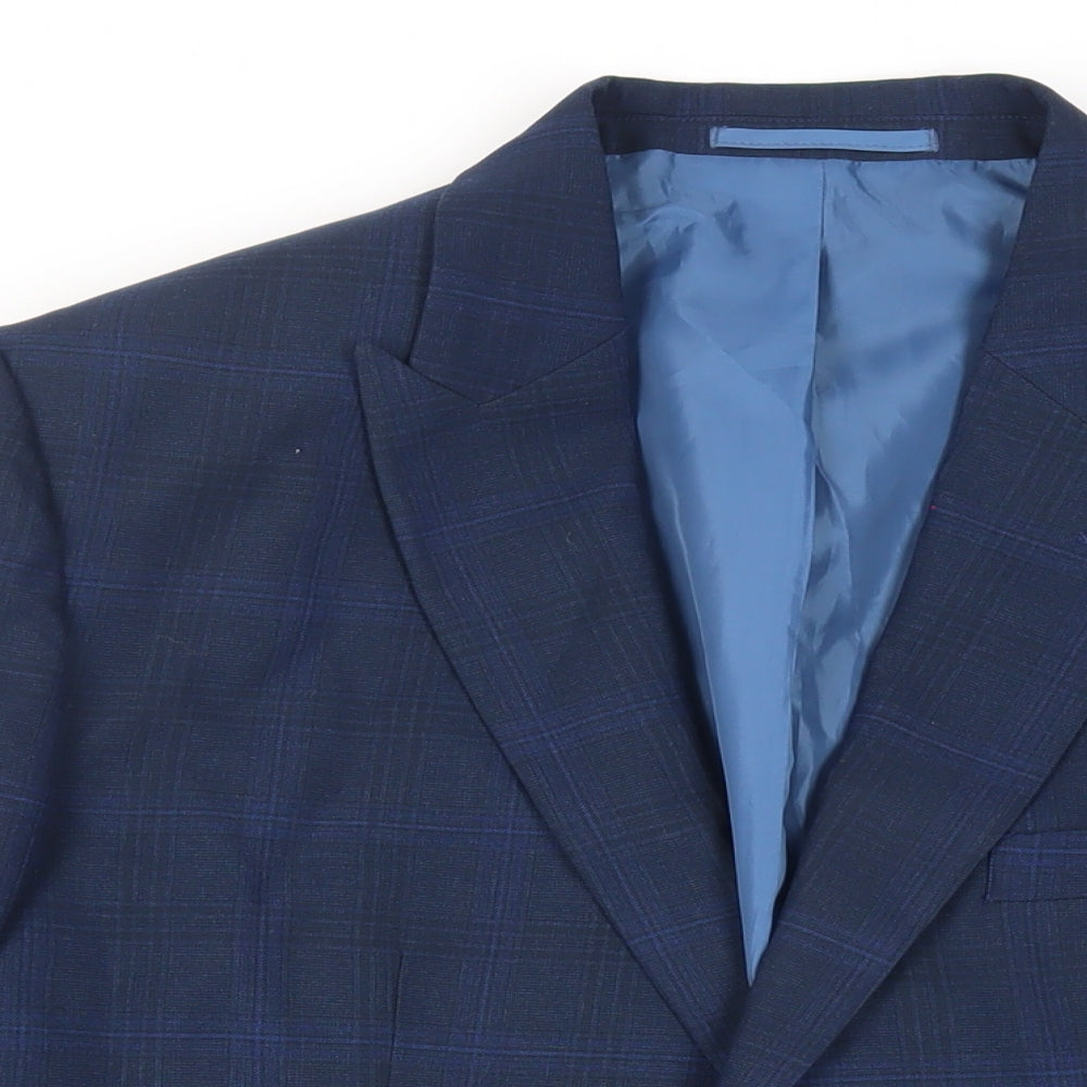 Mens UK Size 44 Moss 1851 Regular Blue Suit Jacket