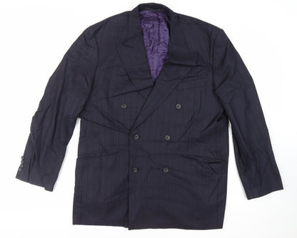 Mens UK Size 42 Marks and Spencer Regular Blue Suit Jacket