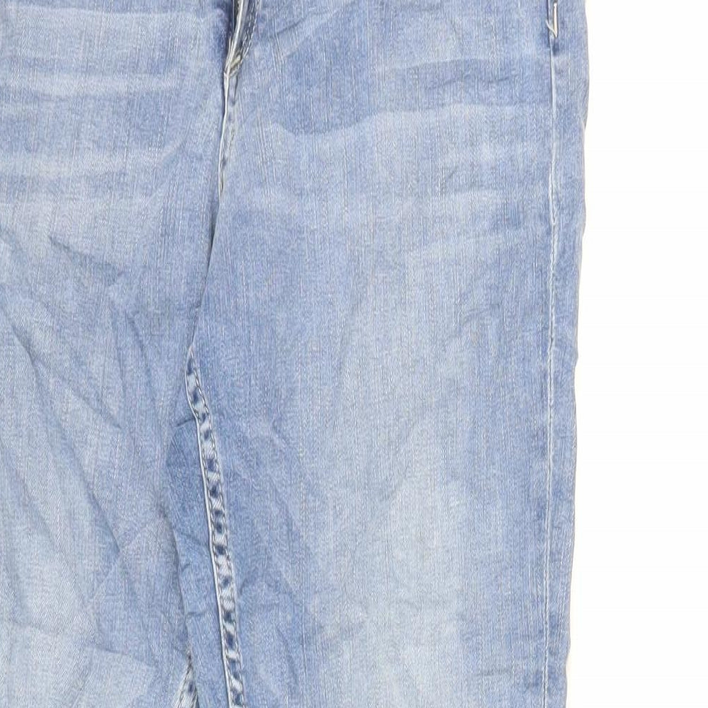 Womens UK Size 29 in H&M Regular Fit Skinny Blue Jeans