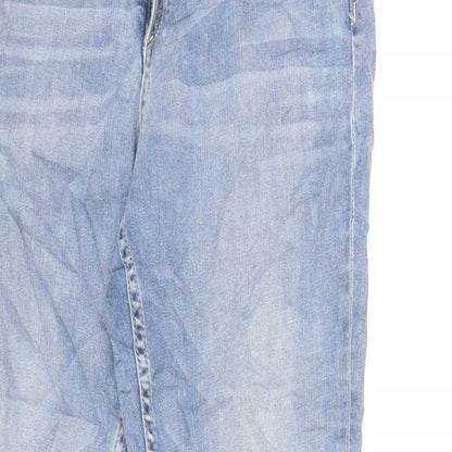 Womens UK Size 29 in H&M Regular Fit Skinny Blue Jeans
