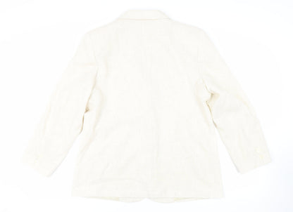Womens UK Size 18 Canda Ivory Jacket