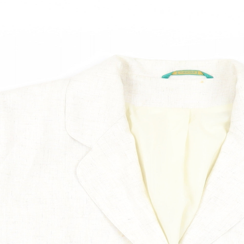 Womens UK Size 18 Canda Ivory Jacket